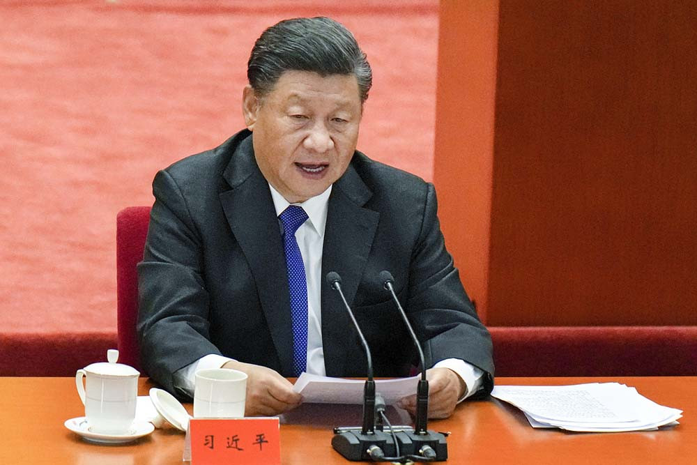 China's Xi urges countries to unite in tackling AI challenges but makes no mention of internet control
